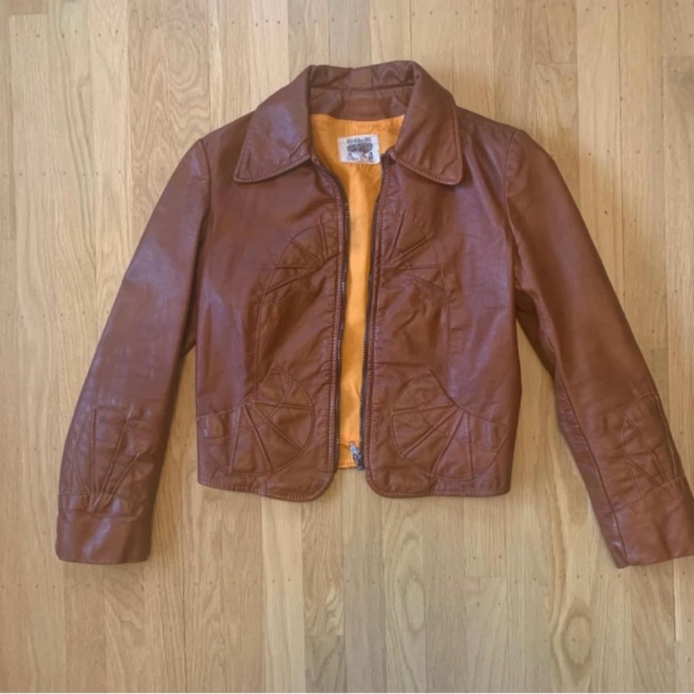 Women’s Adam and Eve Vintage Leather Jacket